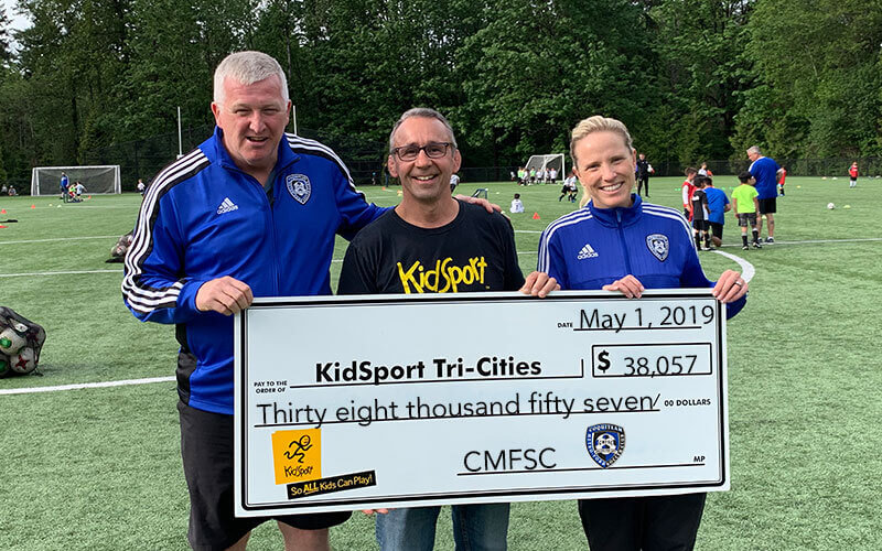 CMFSC Kidsport Donation